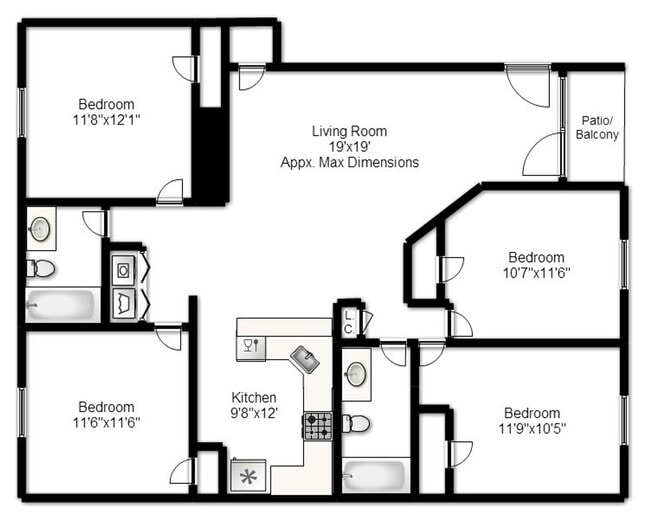 Building Photo - (SUBLEASE ONLY available NOW)1 Bedroom Ava...