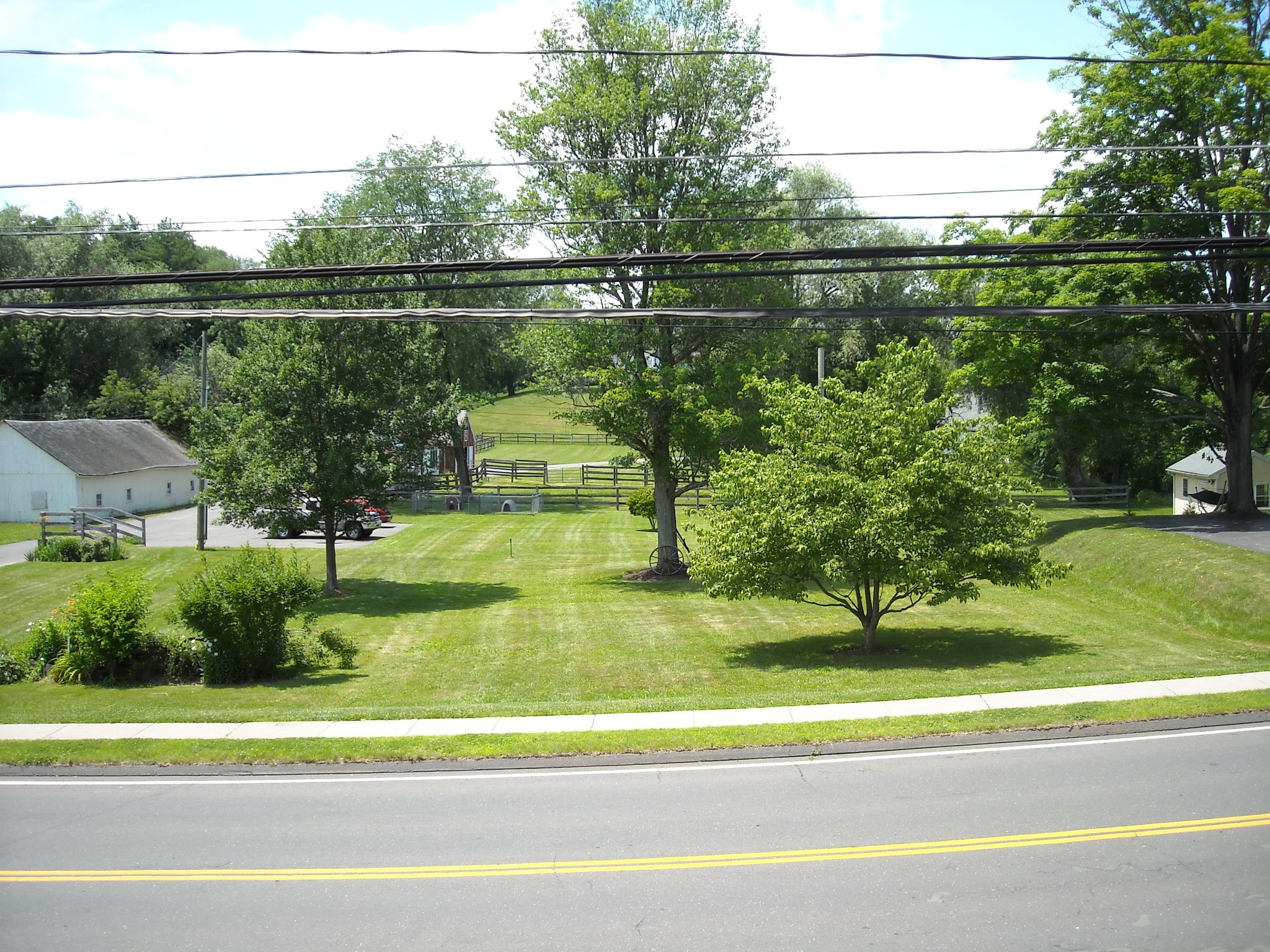 horse farm across street - 15 Center St