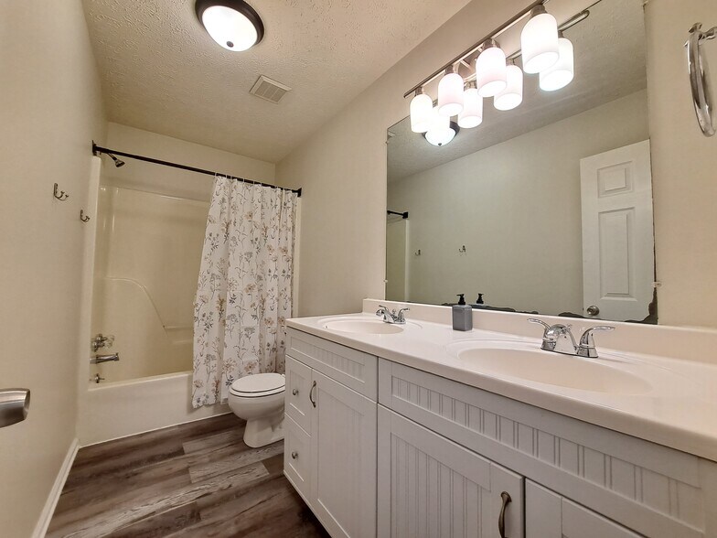 Hall bath - 1613 Cedar Tree Ln