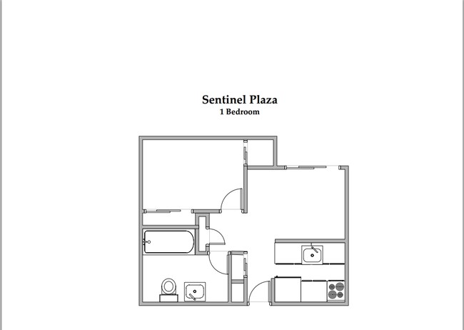 1BR/1BA - Sentinel Plaza