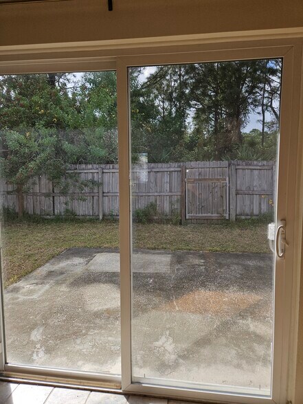 Fenced backyard - 520 Benton Dr