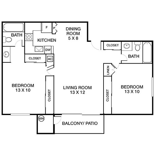 Floorplan - Indian Oaks