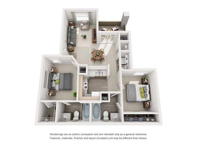 Floorplan - Ascent at Silverado Apartment Homes