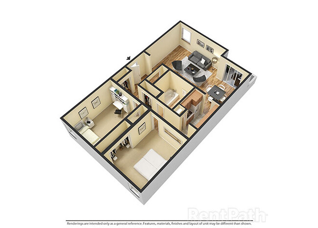 Floorplan - Lake Camelot Apartments