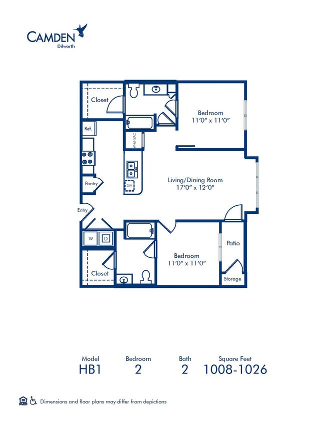 Floorplan - Camden Dilworth
