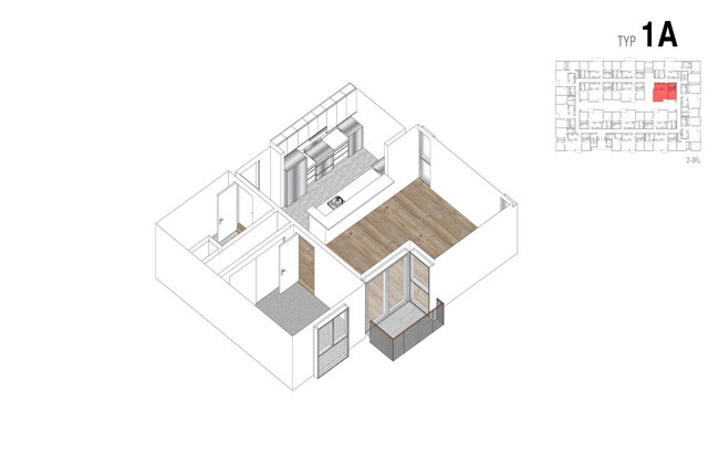 Floorplan - Lido Apartments - 4847 Oakwood