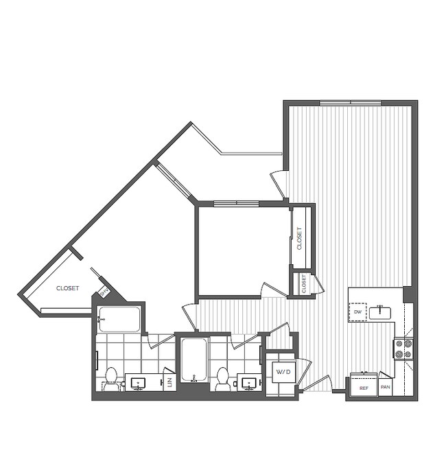 2bd / 2ba - The Overlook at Walnut Creek