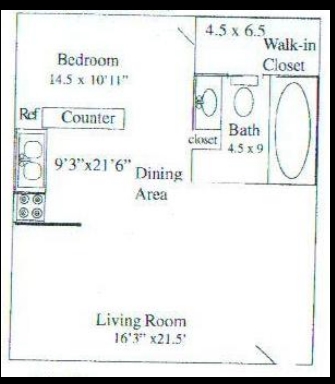 1BR/1BA - Orwood Creek