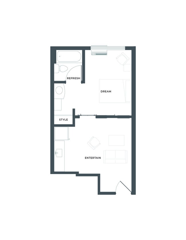 A3 Floor Plan - 1105 Flats at North Hills