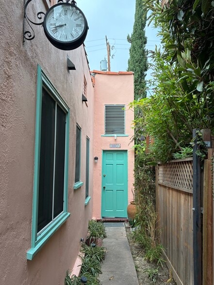 Private entrance to Unit - 1001 N Sierra Bonita Ave