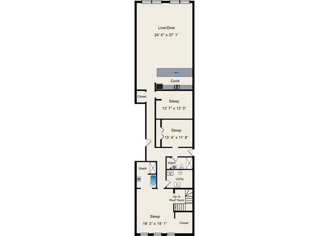 Floorplan - 945 W Fulton Market Apartments