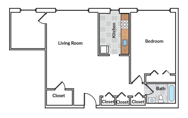Floorplan - Sheridan Apartments