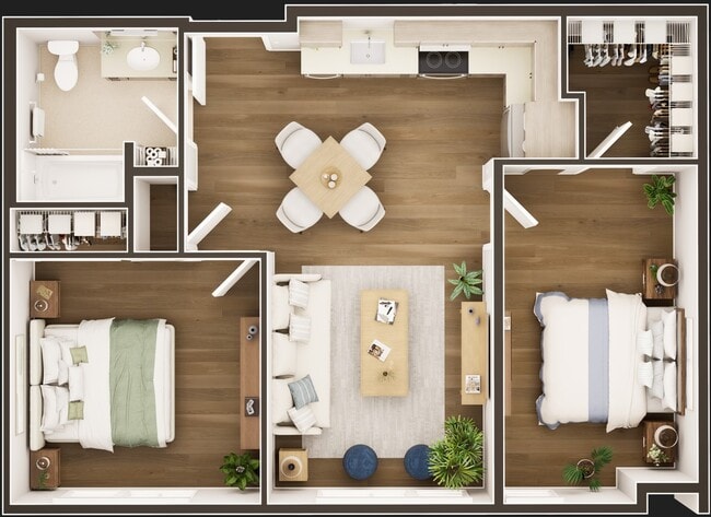 2 Bedroom - Connection Angle Lake