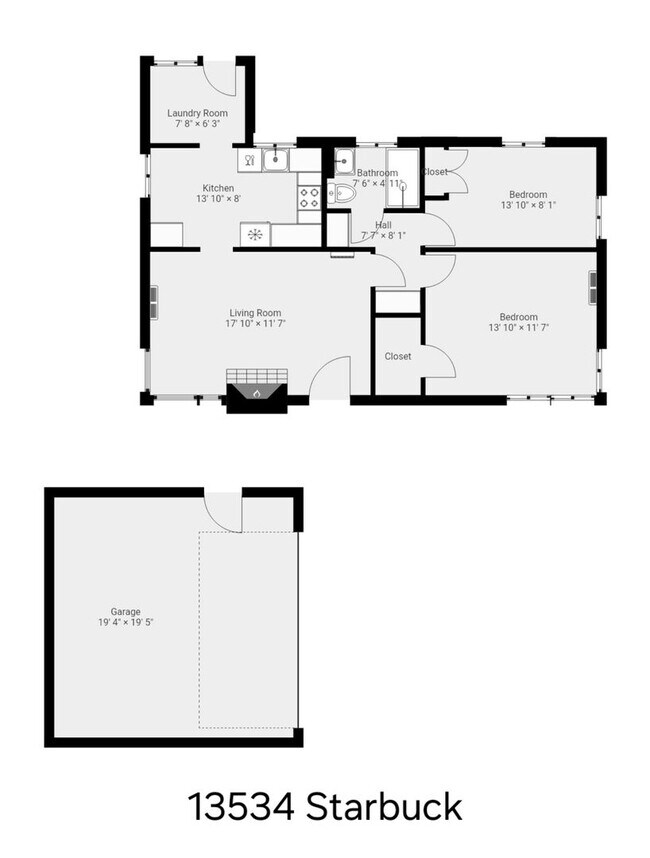 Building Photo - Beautifully Remodeled Detached 2 Bed 1 Bath Home with yard and pet friendly!