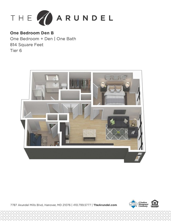 Floorplan - The Residences at Arundel Preserve