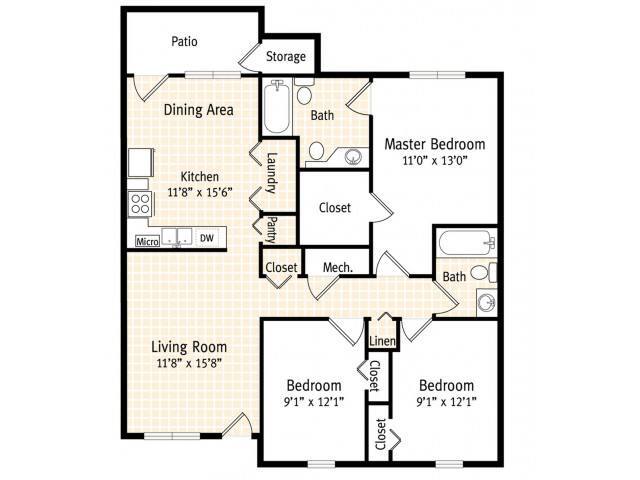 Floorplan - Santa Fe Oaks