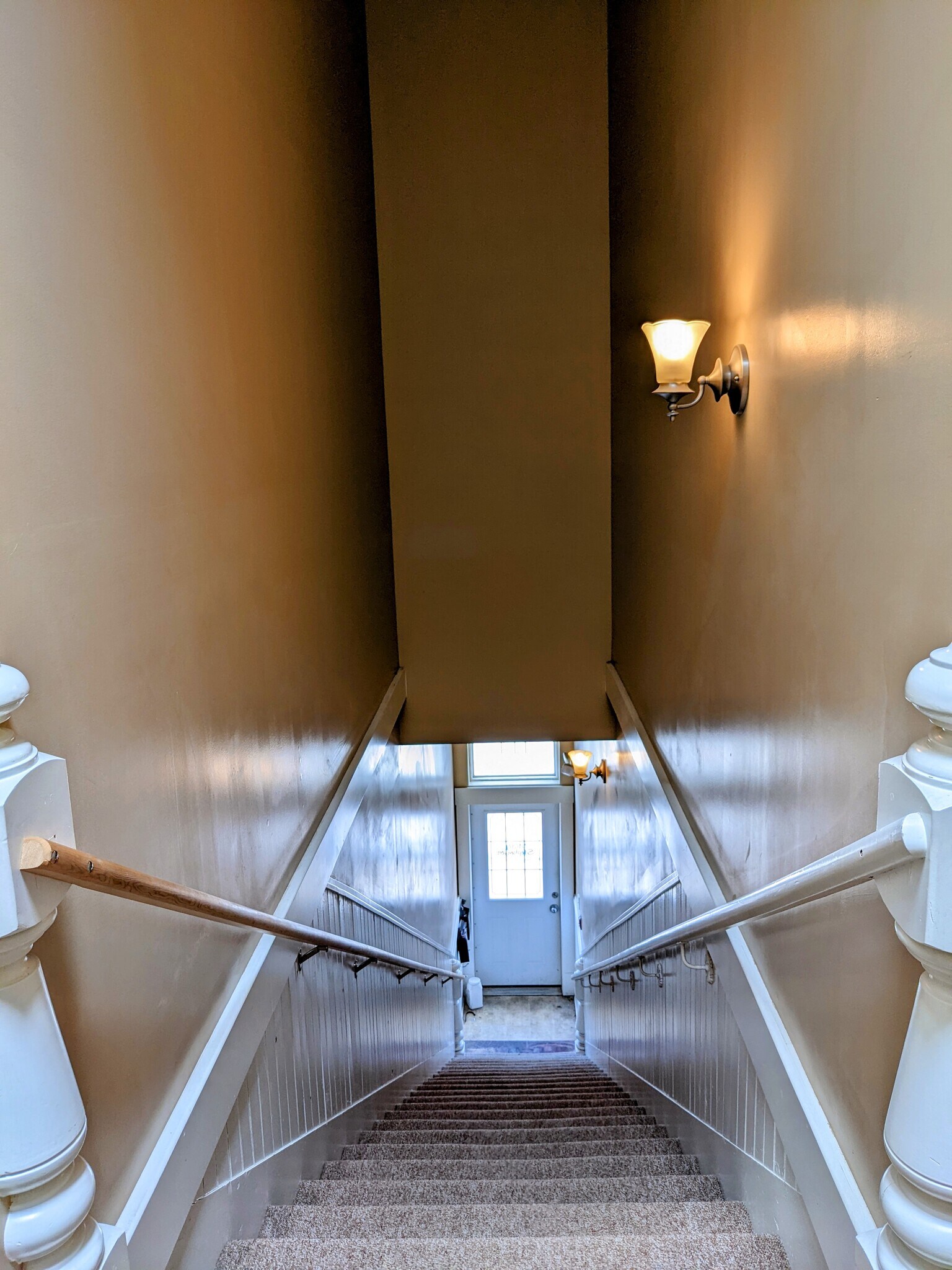 24 stairs to Second Floor - 114 S Pearl St