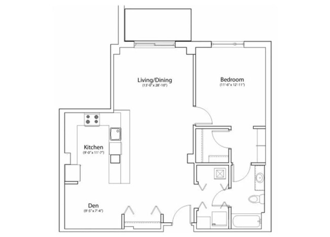 Floorplan - The Morgan at Loyola Station