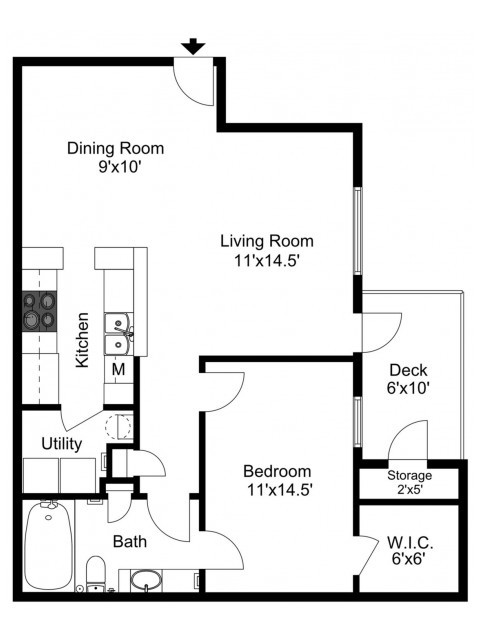 One Bedroom, One Bath - Beechwood Pines