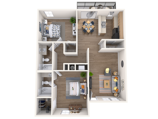 Floorplan - Verde Apartments