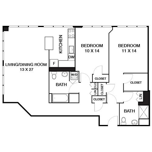 Floorplan - Locust on the Park