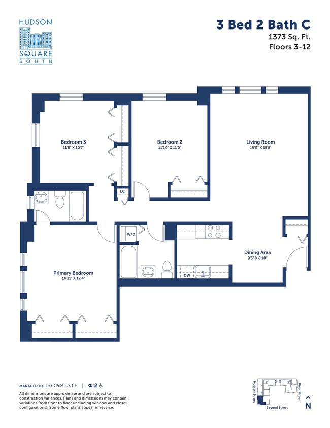 Floorplan - Hudson Square South