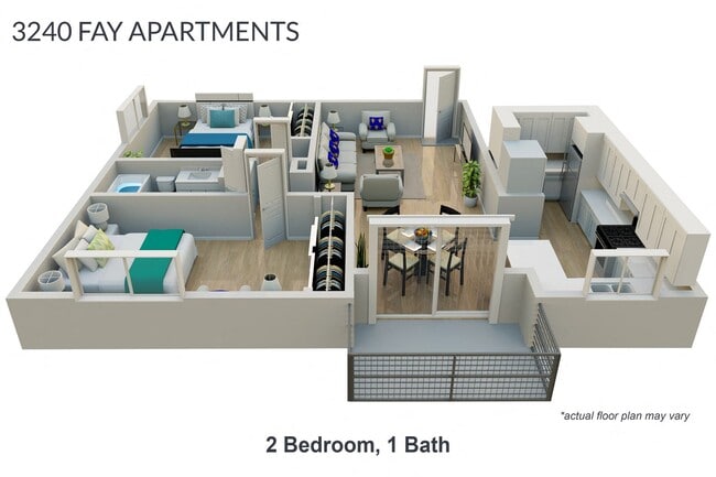 Floorplan - 3240 Fay