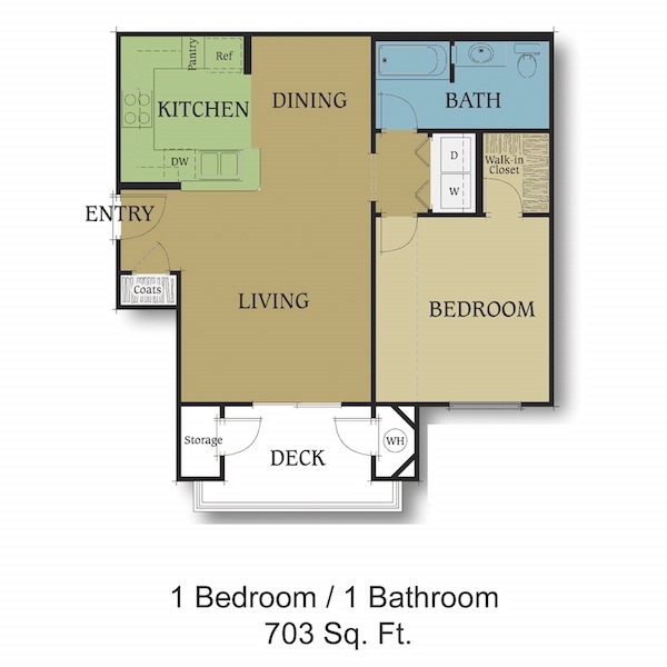 1BR/1BA - Silverado Creek