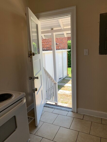 Out back to parking - 2604 Dellwood Ave