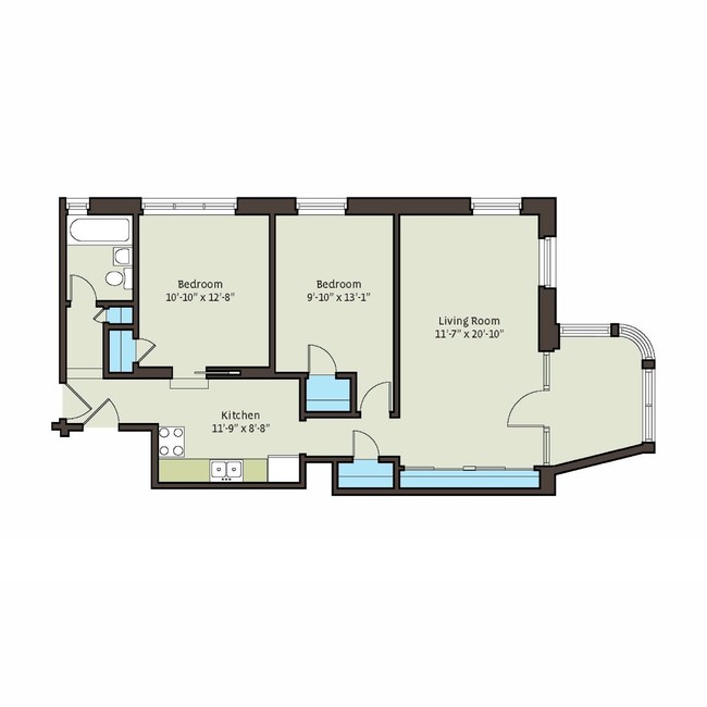 Floorplan - 5300-5308 S. Hyde Park Boulevard