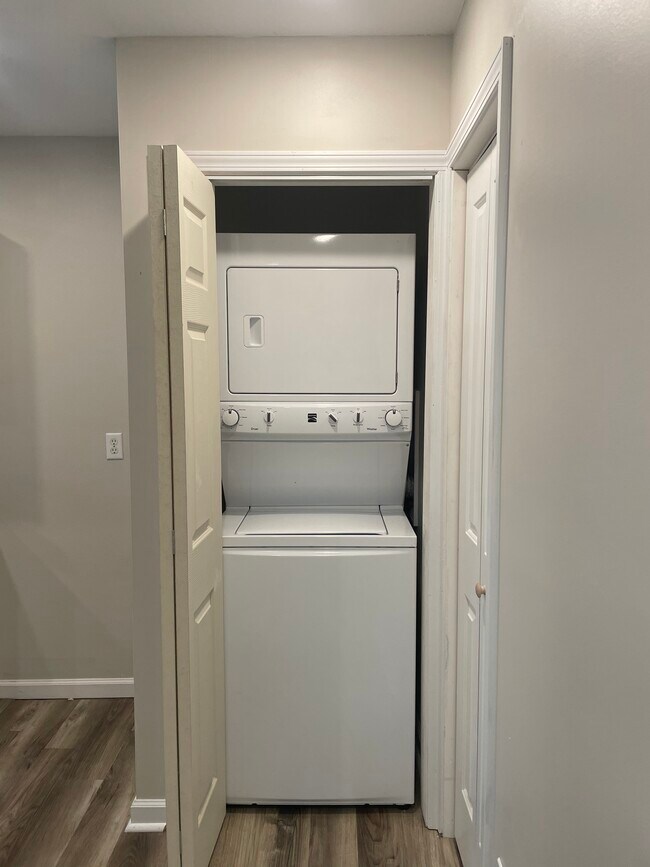 In unit washer/dryer located in kitchen - 208 Twin Lakes Ln