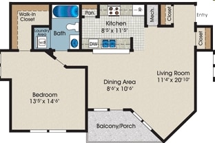 1BR/1BA - Gateway Village Apartments