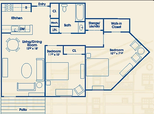 2BR/1BA - Conifer Village at Patchogue Senior Apartment