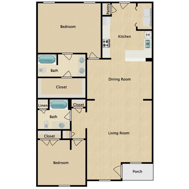 Floorplan - Chapman's Retreat
