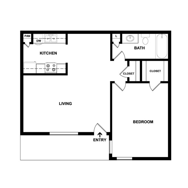 Floorplan - Lakeshore Villa Apartments