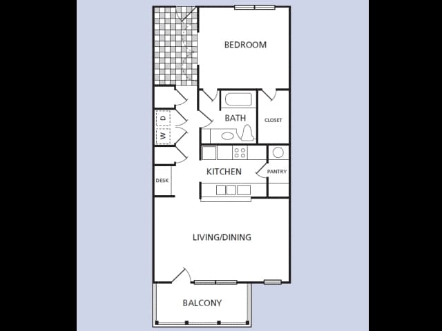 1BR/1BA - Harbor Town Square