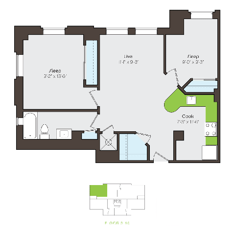 Floorplan - The Brownhardt