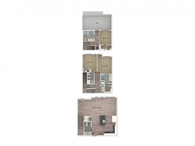 Townhouse T1 Combined - CW OLD- Sugarmont Apartments & Townhomes