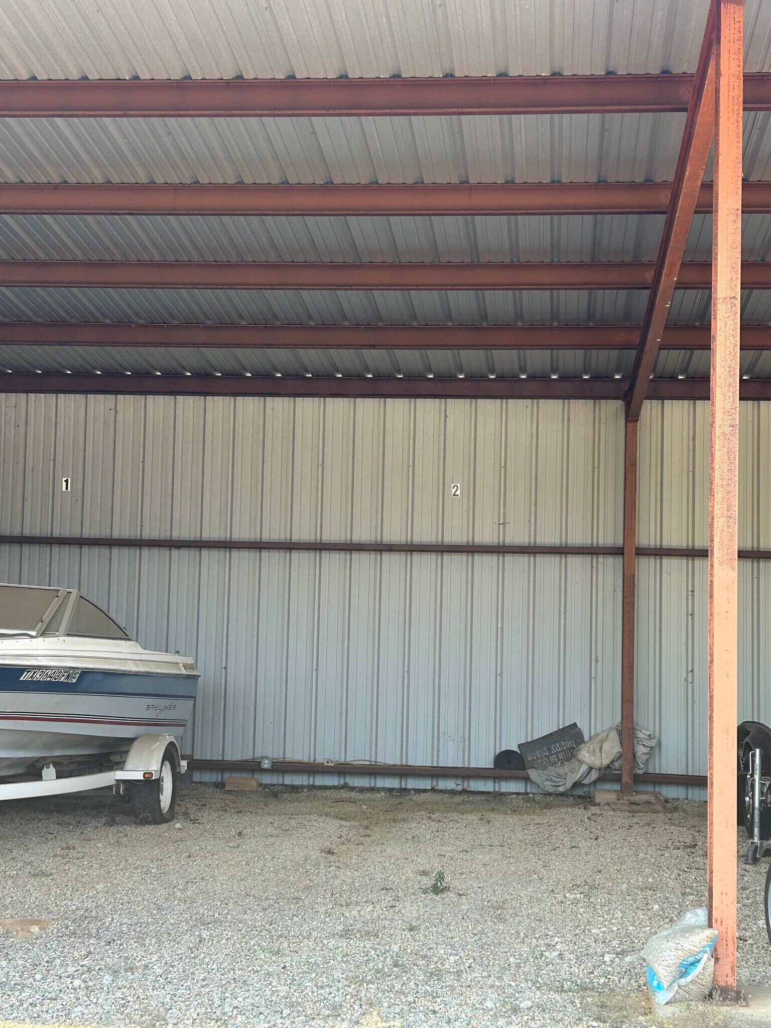 Covered parking - 17140 FM 344 W