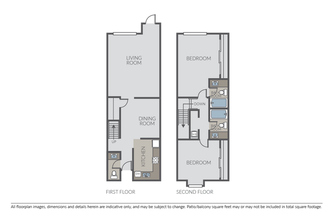 Plan 2D Townhome - The Rexford