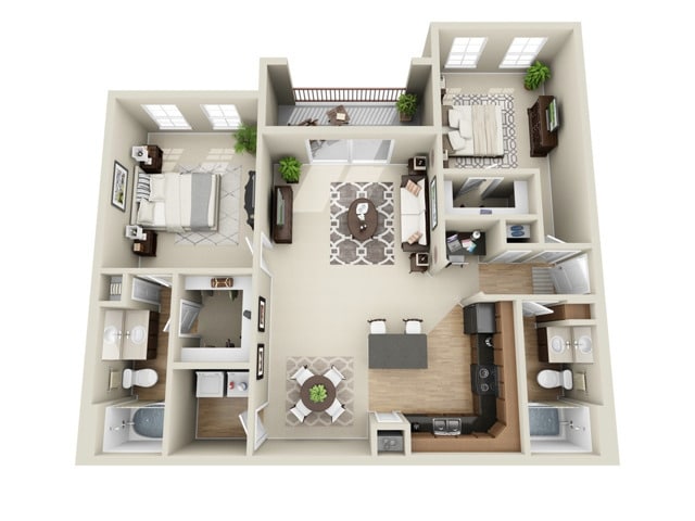 2CG Floorplan | 2 Bed, 2 Bath - Sorrento at Tuscan Lakes
