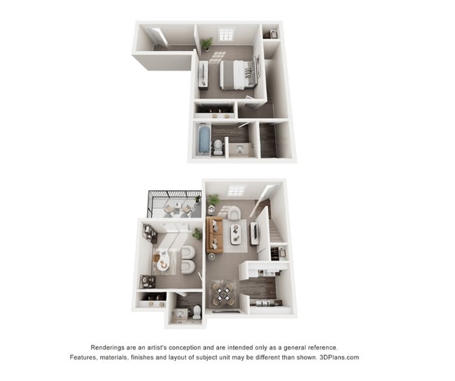 Floorplan - Parc 1000 Apartment Homes