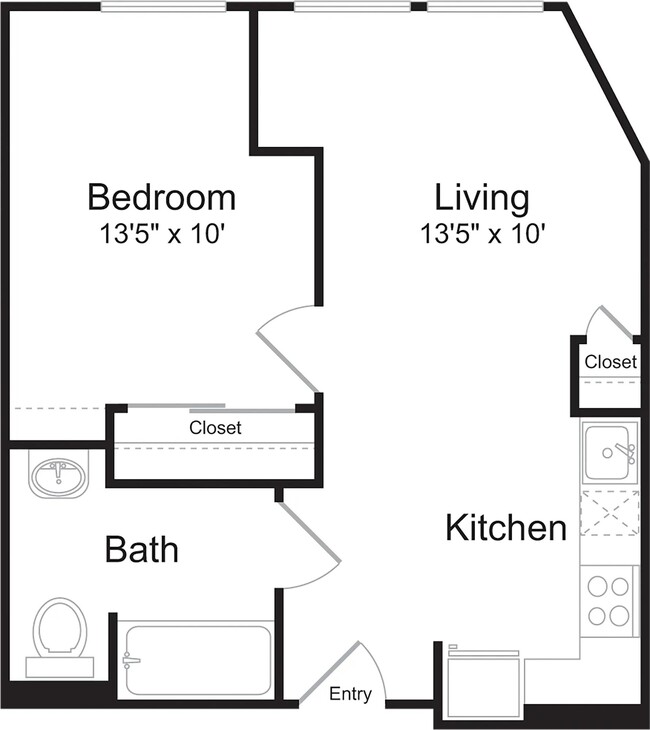 A01 One Bedroom - Bachenheimer