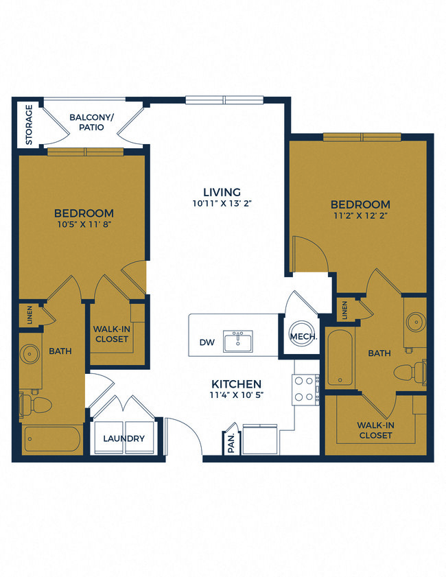 Floorplan - The Pointe at Bayou Bend