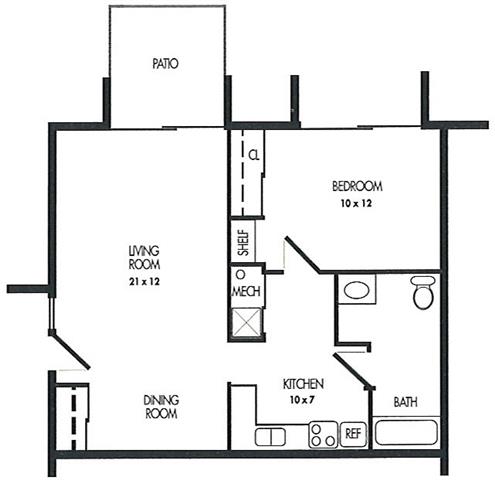 Floorplan - Arbor Pointe Townhomes