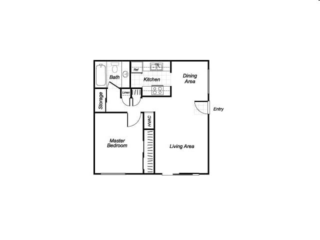 1BR/1BA - Westchester Park Apartments