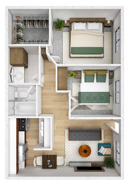 Floorplan - The Valencia