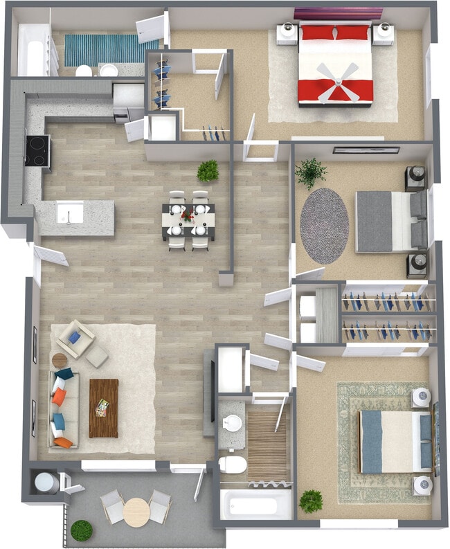 Floorplan - Carson Hills Apartments