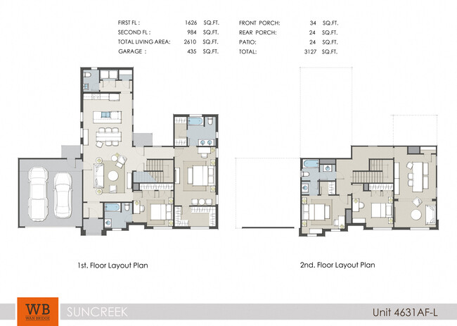 Floorplan - The Oaks at Suncreek Estates