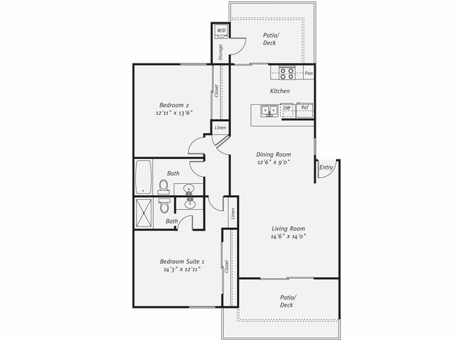 Floorplan - eaves South Coast